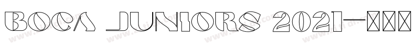 Boca Juniors 2021字体转换